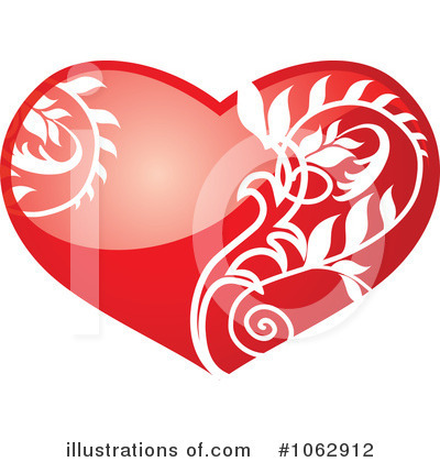 Royalty-Free (RF) Heart Clipart Illustration by Vector Tradition SM - Stock Sample #1062912