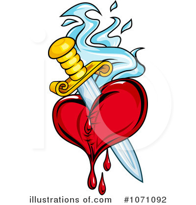 Royalty-Free (RF) Heart Clipart Illustration by Vector Tradition SM - Stock Sample #1071092