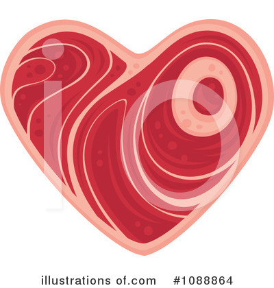 Royalty-Free (RF) Heart Clipart Illustration by John Schwegel - Stock Sample #1088864
