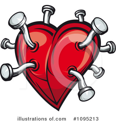 Royalty-Free (RF) Heart Clipart Illustration by Vector Tradition SM - Stock Sample #1095213