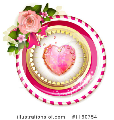 Royalty-Free (RF) Heart Clipart Illustration by merlinul - Stock Sample #1160754