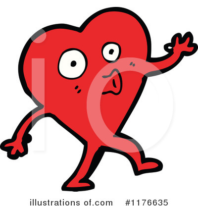 Royalty-Free (RF) Heart Clipart Illustration by lineartestpilot - Stock Sample #1176635