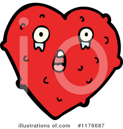 Royalty-Free (RF) Heart Clipart Illustration by lineartestpilot - Stock Sample #1176687