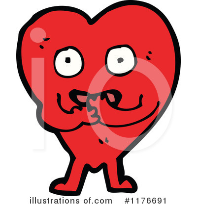 Royalty-Free (RF) Heart Clipart Illustration by lineartestpilot - Stock Sample #1176691