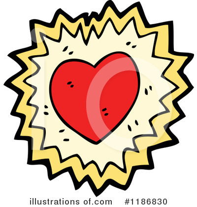 Royalty-Free (RF) Heart Clipart Illustration by lineartestpilot - Stock Sample #1186830