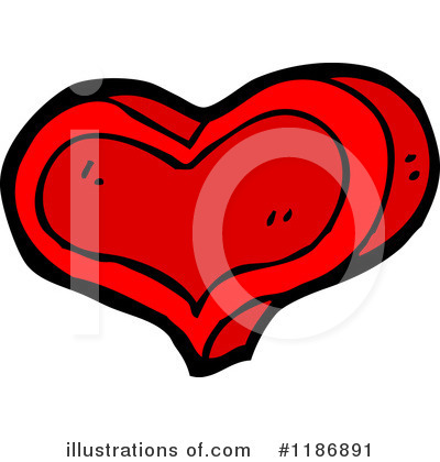 Royalty-Free (RF) Heart Clipart Illustration by lineartestpilot - Stock Sample #1186891