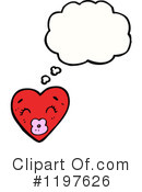Heart Clipart #1197626 by lineartestpilot
