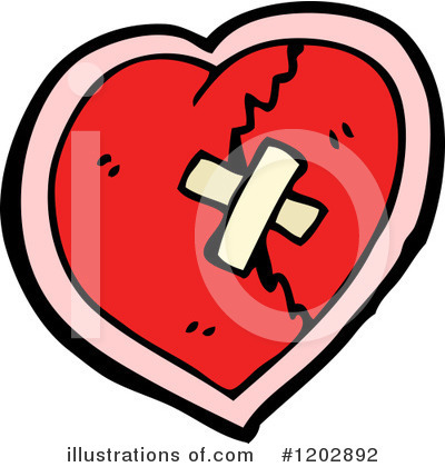 Broken Heart Clipart #1202892 by lineartestpilot