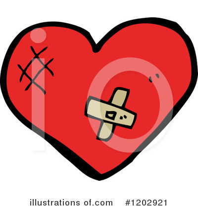 Valentine Heart Clipart #1202921 by lineartestpilot