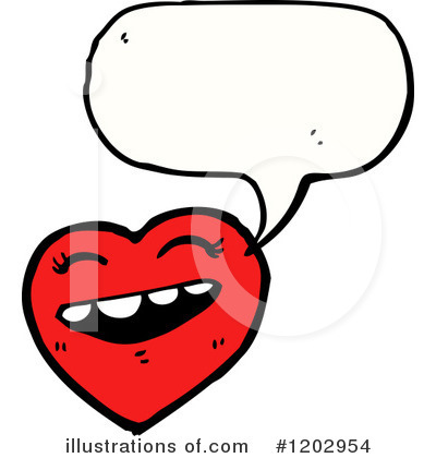 Valentine Heart Clipart #1202954 by lineartestpilot