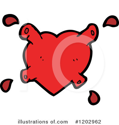 Valentine Heart Clipart #1202962 by lineartestpilot