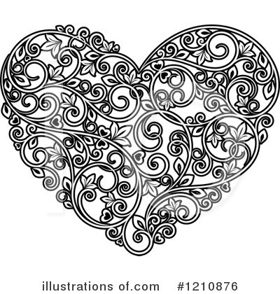 Royalty-Free (RF) Heart Clipart Illustration by Vector Tradition SM - Stock Sample #1210876
