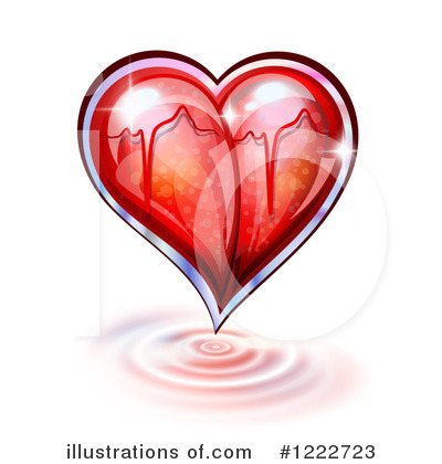 Royalty-Free (RF) Heart Clipart Illustration by Oligo - Stock Sample #1222723