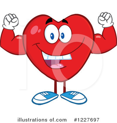 Royalty-Free (RF) Heart Clipart Illustration by Hit Toon - Stock Sample #1227697