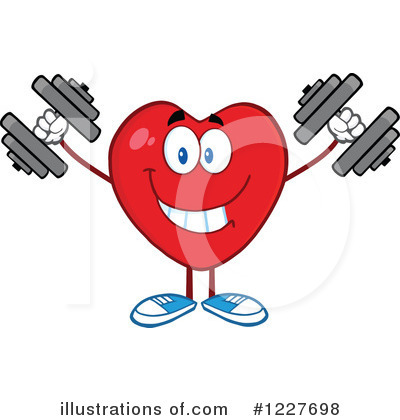 Royalty-Free (RF) Heart Clipart Illustration by Hit Toon - Stock Sample #1227698