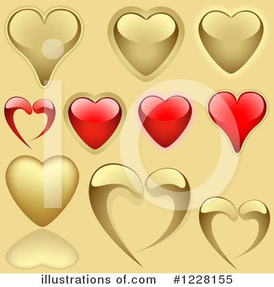 Royalty-Free (RF) Heart Clipart Illustration by dero - Stock Sample #1228155