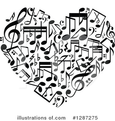 Music Note Clipart #1287275 by Vector Tradition SM