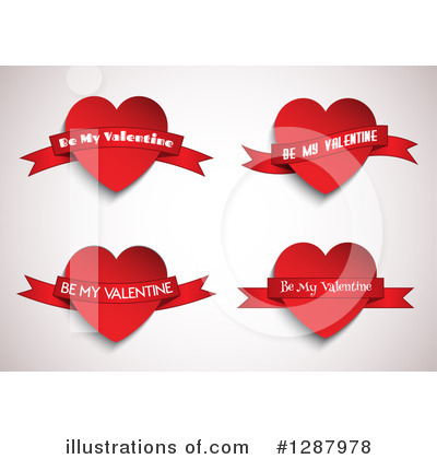 Royalty-Free (RF) Heart Clipart Illustration by KJ Pargeter - Stock Sample #1287978