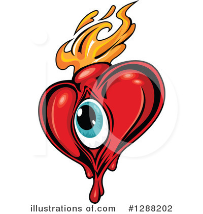 Royalty-Free (RF) Heart Clipart Illustration by Vector Tradition SM - Stock Sample #1288202