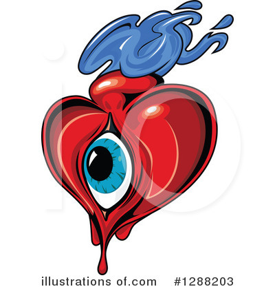 Royalty-Free (RF) Heart Clipart Illustration by Vector Tradition SM - Stock Sample #1288203