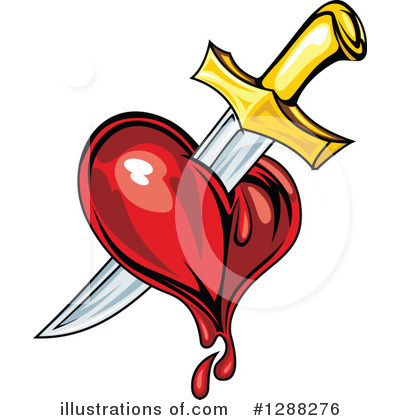 Royalty-Free (RF) Heart Clipart Illustration by Vector Tradition SM - Stock Sample #1288276