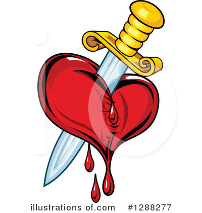 Royalty-Free (RF) Heart Clipart Illustration by Vector Tradition SM - Stock Sample #1288277