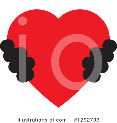 Royalty-Free (RF) Heart Clipart Illustration by ColorMagic - Stock Sample #1292703