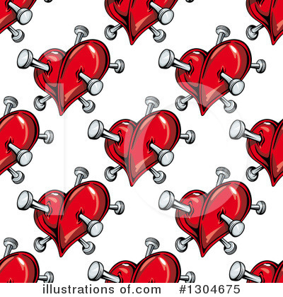 Royalty-Free (RF) Heart Clipart Illustration by Vector Tradition SM - Stock Sample #1304675