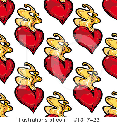 Royalty-Free (RF) Heart Clipart Illustration by Vector Tradition SM - Stock Sample #1317423