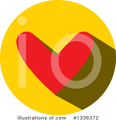 Royalty-Free (RF) Heart Clipart Illustration by ColorMagic - Stock Sample #1336372