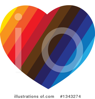Royalty-Free (RF) Heart Clipart Illustration by ColorMagic - Stock Sample #1343274