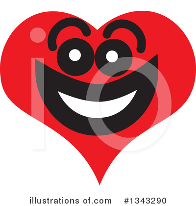 Royalty-Free (RF) Heart Clipart Illustration by ColorMagic - Stock Sample #1343290