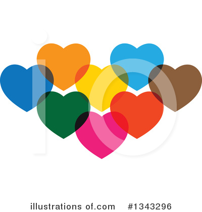Royalty-Free (RF) Heart Clipart Illustration by ColorMagic - Stock Sample #1343296
