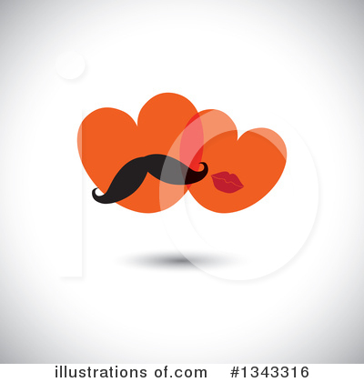 Royalty-Free (RF) Heart Clipart Illustration by ColorMagic - Stock Sample #1343316
