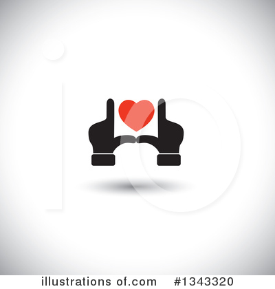 Royalty-Free (RF) Heart Clipart Illustration by ColorMagic - Stock Sample #1343320