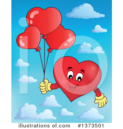 Royalty-Free (RF) Heart Clipart Illustration by visekart - Stock Sample #1373501