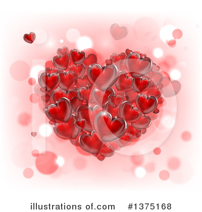 Hearts Clipart #1375168 by AtStockIllustration