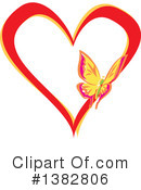Heart Clipart #1382806 by MilsiArt