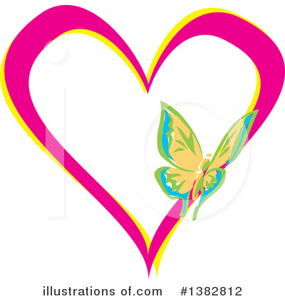 Butterfly Clipart #1382812 by MilsiArt