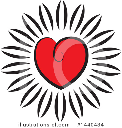 Royalty-Free (RF) Heart Clipart Illustration by ColorMagic - Stock Sample #1440434