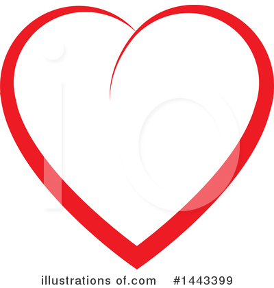 Royalty-Free (RF) Heart Clipart Illustration by ColorMagic - Stock Sample #1443399