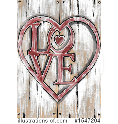 Royalty-Free (RF) Heart Clipart Illustration by LoopyLand - Stock Sample #1547204
