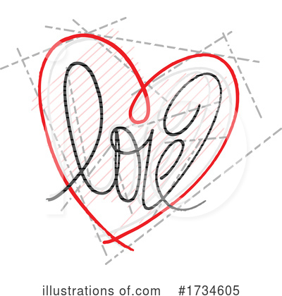 Royalty-Free (RF) Heart Clipart Illustration by NL shop - Stock Sample #1734605