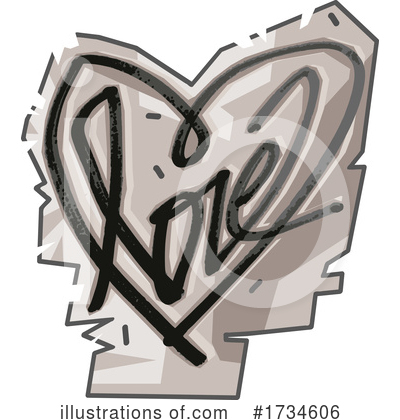 Royalty-Free (RF) Heart Clipart Illustration by NL shop - Stock Sample #1734606
