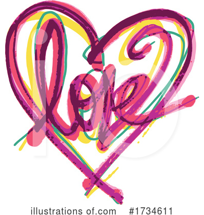 Royalty-Free (RF) Heart Clipart Illustration by NL shop - Stock Sample #1734611