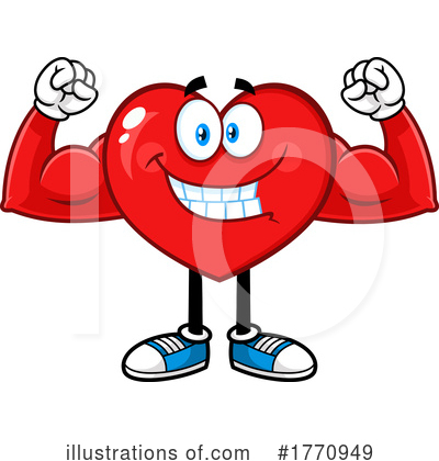 Royalty-Free (RF) Heart Clipart Illustration by Hit Toon - Stock Sample #1770949