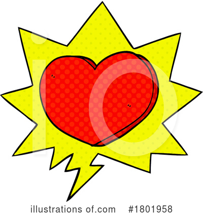 Royalty-Free (RF) Heart Clipart Illustration by lineartestpilot - Stock Sample #1801958