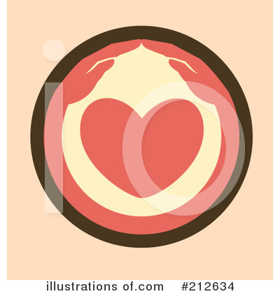Royalty-Free (RF) Heart Clipart Illustration by Cherie Reve - Stock Sample #212634