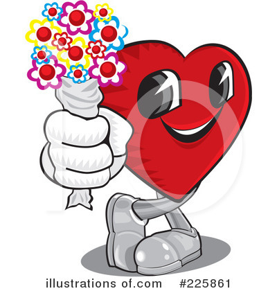 Royalty-Free (RF) Heart Clipart Illustration by David Rey - Stock Sample #225861