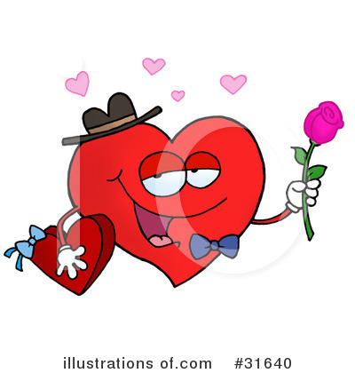Royalty-Free (RF) Heart Clipart Illustration by Hit Toon - Stock Sample #31640
